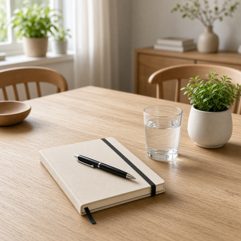 Cleared table for a full life plan