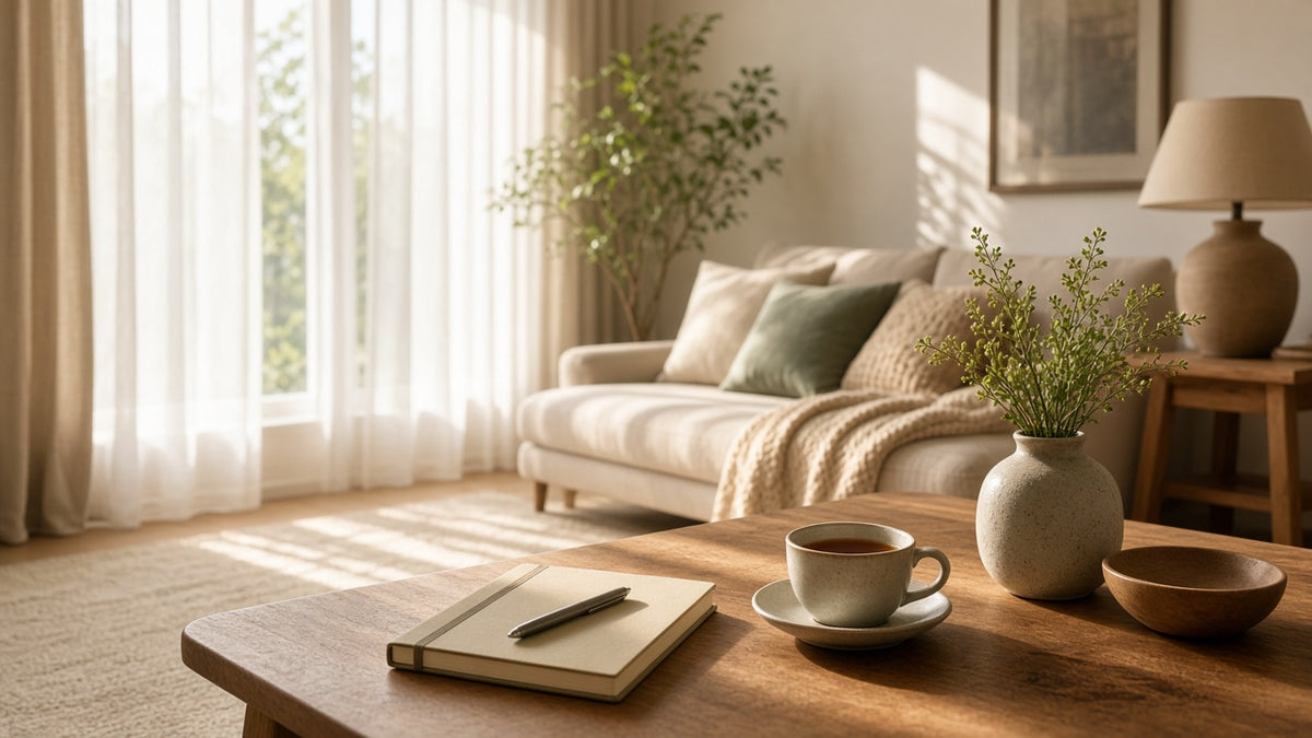 A quiet living room ready for a planning conversation