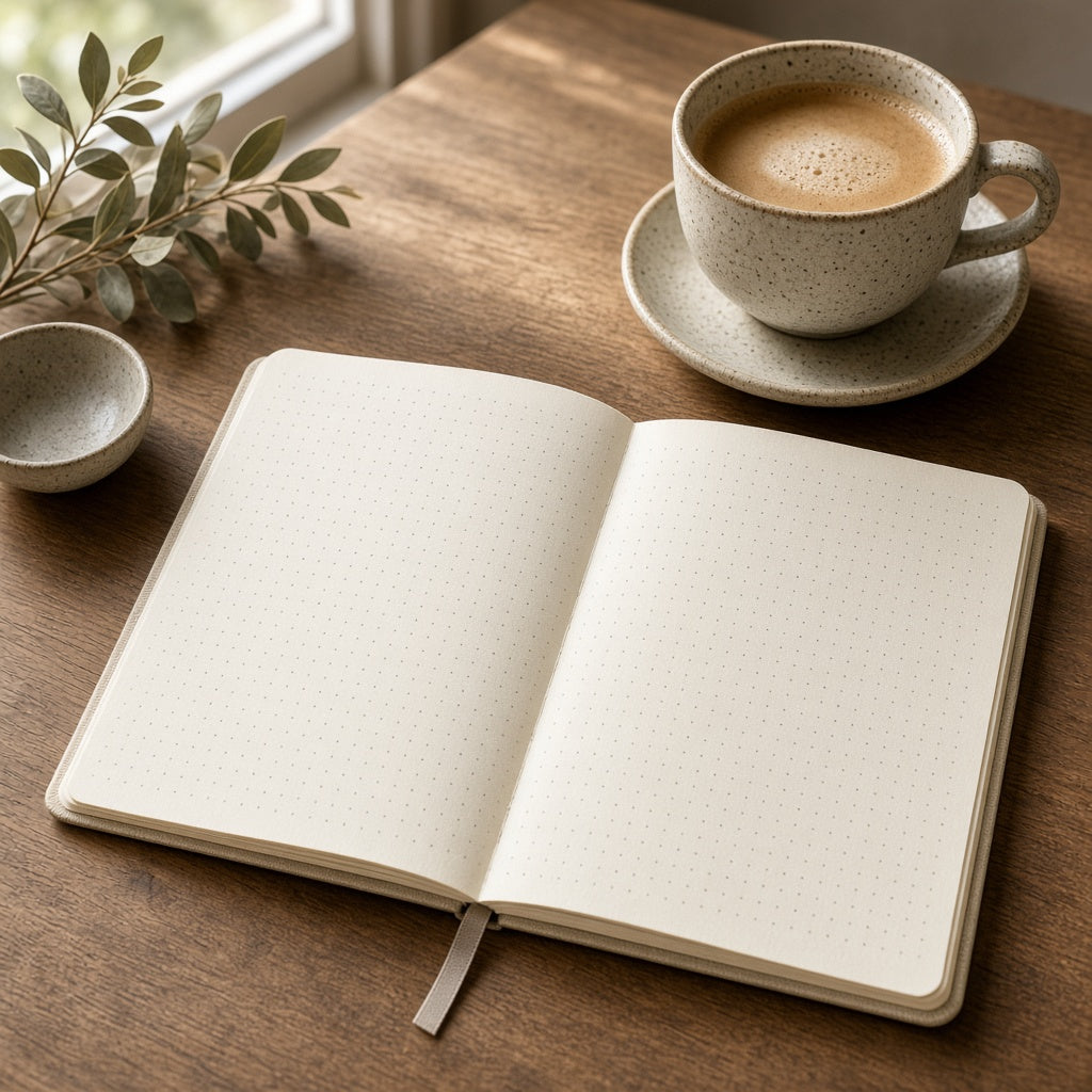 Open notebook for a year map
